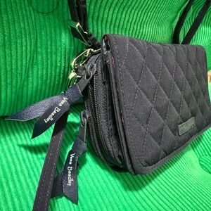 Vera Bradley RFID Smartphone Wristlet Wallet Crossbody Bag, Navy, 
NWT $99